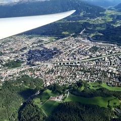 Flugwegposition um 15:31:35: Aufgenommen in der Nähe von Innsbruck, Österreich in 1400 Meter